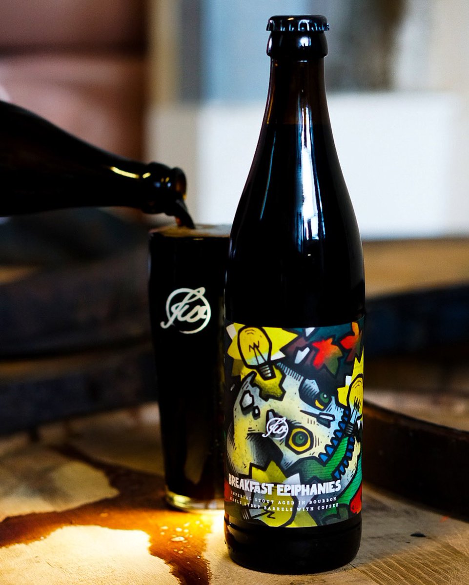 We’re quite excited to bring you our very first bourbon stout of 2022 this weekend! Breakfast Epiphanies. As you can see, in an all new format - 500ml bottles. Unfortunately we lost our supply of mini cans but think this should be a very appropriate format in and of itself.