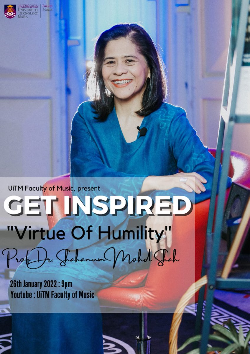 The 10th episode of UiTM Documentary Series: Get Inspired! is now AVAILABLE  on our UiTMMusic YouTube Channel!

Switch on now to youtu.be/OpI0eZZ3Qt8 and don't miss the chance of being among the first to preview the highly awaited series of Hajarul Bajunid Project!
#uitm
