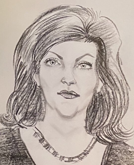 marygoldon's tweet photo. @kirstiealley    Kirstie I have always loved you!  Such a fun, smart, talented actress!!  I look like you.  😊. I had this portrait made last nite in Mazatlan!  Would you like it?  Looks so much like you. https://t.co/I4BocO1tSp
