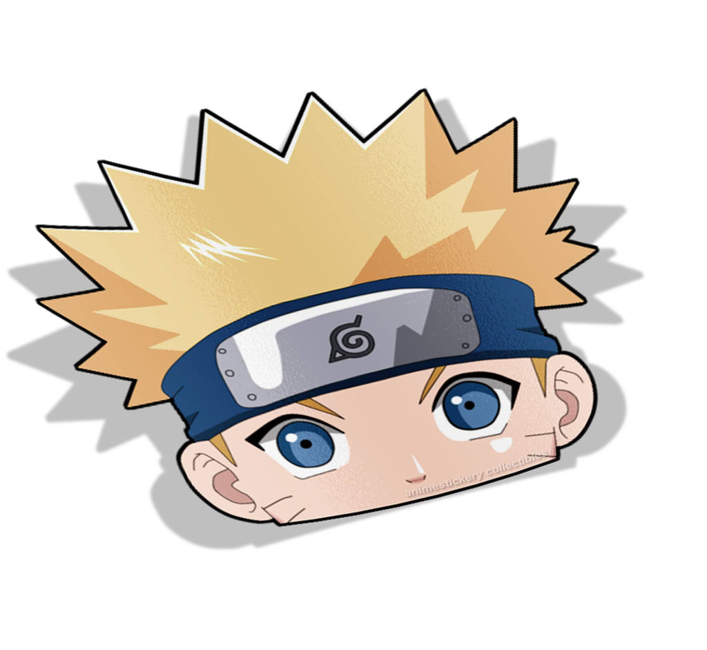 Chibi Naruto Peeker Sticker