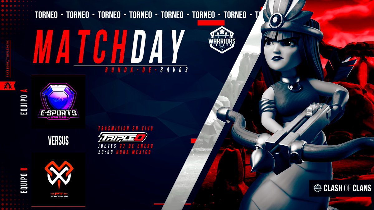 Comenzamos con Octavos.  8:00 PM Mexico 27 de Enero.  No te la Pierdas!!!