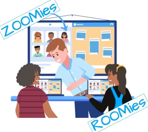 Julie_Cobb's tweet image. A1: Having “Roomies &amp;amp; Zoomies” is tough and @nearpod can make it smoother. Ss can see all material, participate in all activities in the Nearpod lesson as if they were all together.  Nearpod brings the learning together &amp;amp; Zoom brings the faces together.  #nearpodchat #tis2Learn