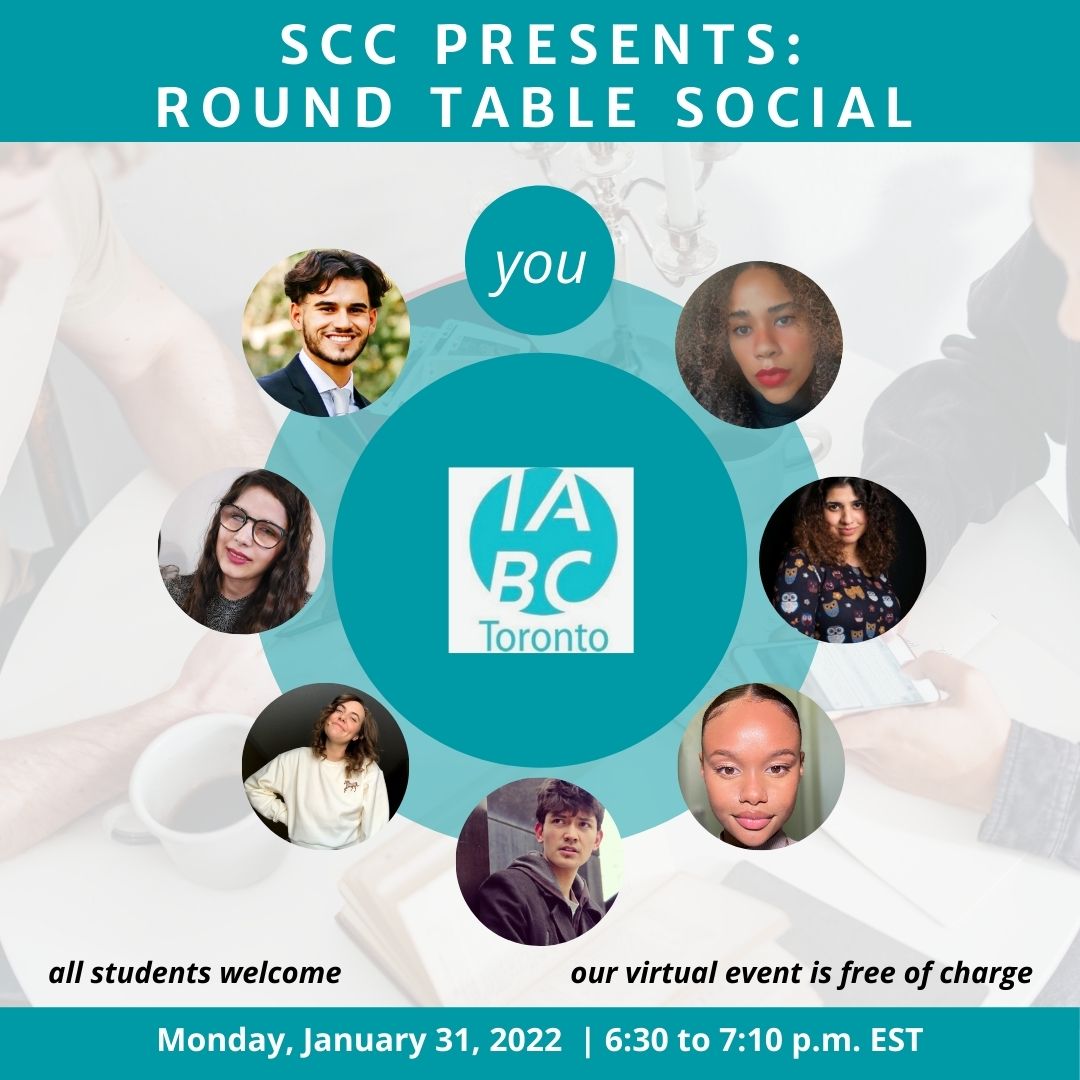 Here's to another year of growth and learning! 
Looking to achieve SMART professional goals? Let's talk New Year's resolutions + how the SCC can serve you! 
Join us for a round table on Monday, January 31st from 6:30 PM to 7:10 PM EST.
Reg link: bit.ly/3tTHFKv
#SCC