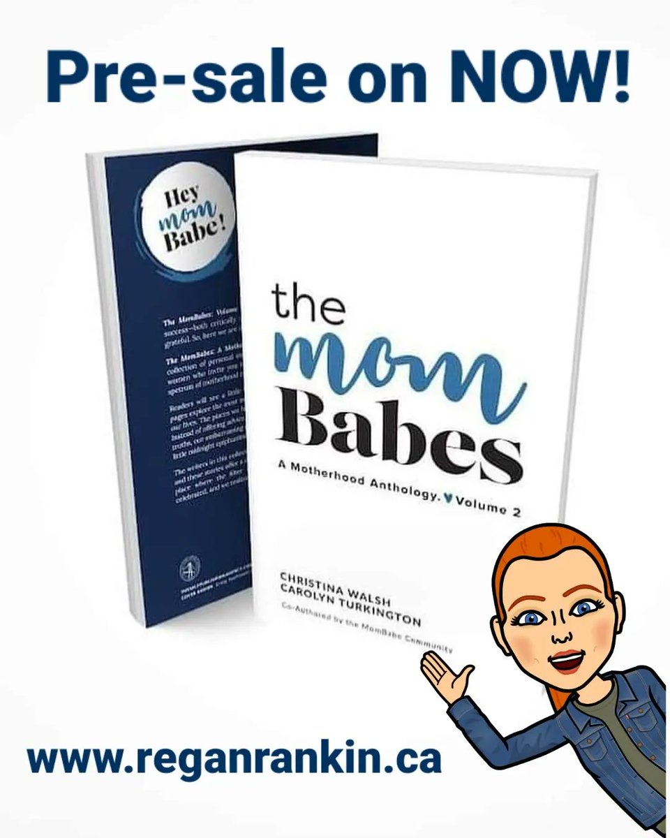 Exciting News!!! Check out my new website! reganrankin.ca
Pre-order my book from JAN. 24 - FEB. 4  $2 from every copy sold will go to <a href="/BuddyCheckJesse/">BuddyCheckForJesse</a> 🏒💚
I appreciate your support now and always. 💙
#mombabesbook2 #author #newbookrelease #themombabes #Mentalhealth