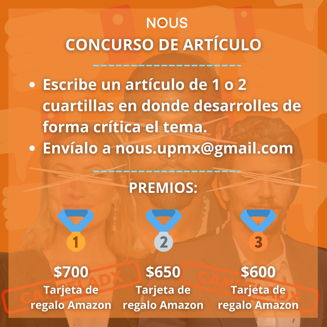 NousUPMX's tweet photo. ¿Escribes? ¿Te gusta compartir tu opinión? 😎 ¡Es tu momento! Inscríbete al concurso de artículos Nous para desarrollar tus habilidades con este tema 💭

🤩 Link de registro: https://t.co/bHDrR22xAS https://t.co/eFvael9T1v