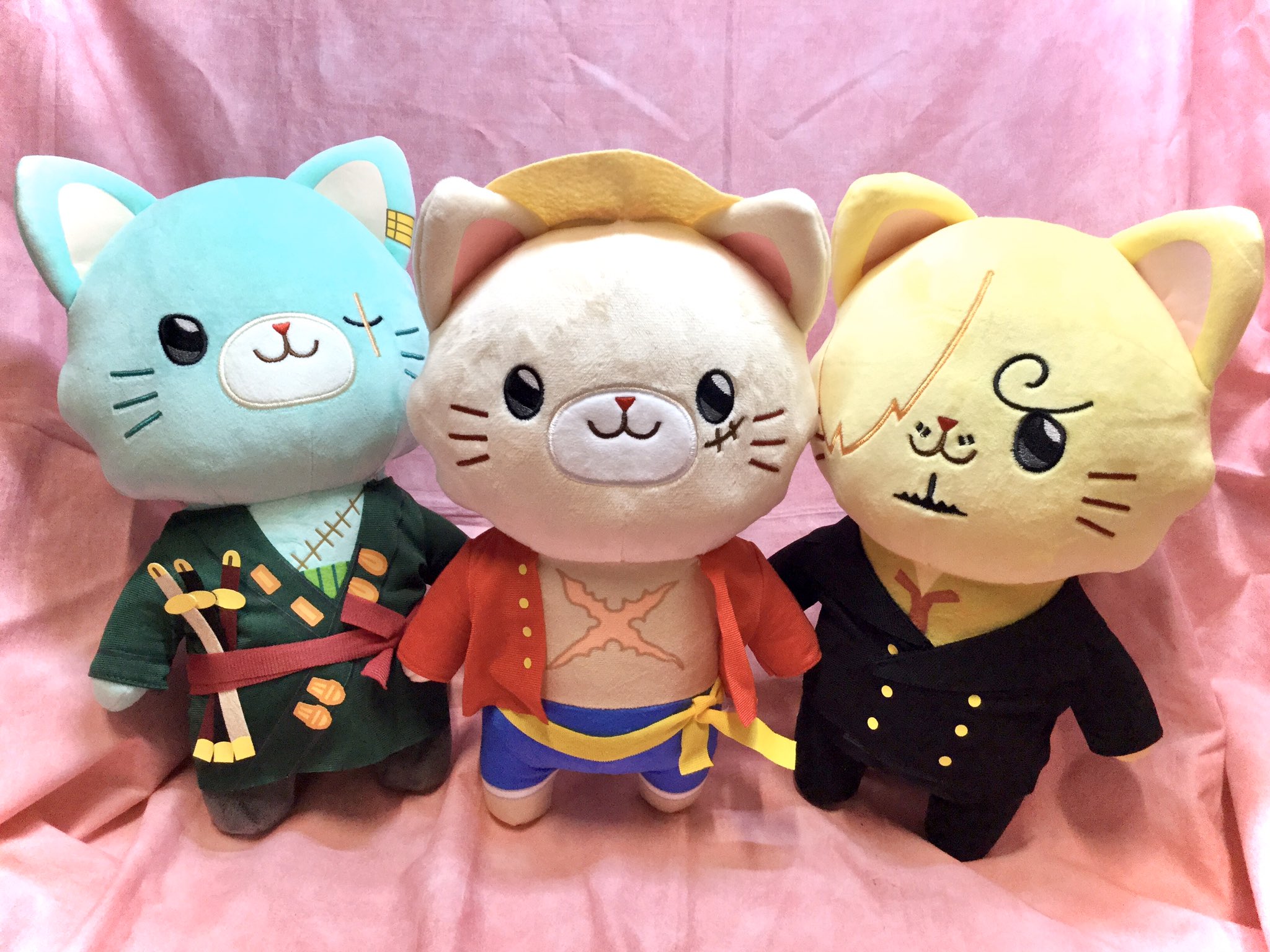 ONE PIECE ワンピ with CAT エース マルコ ぬいぐるみ ONE PIECE ワンピ with CAT エース マルコ ぬいぐるみ