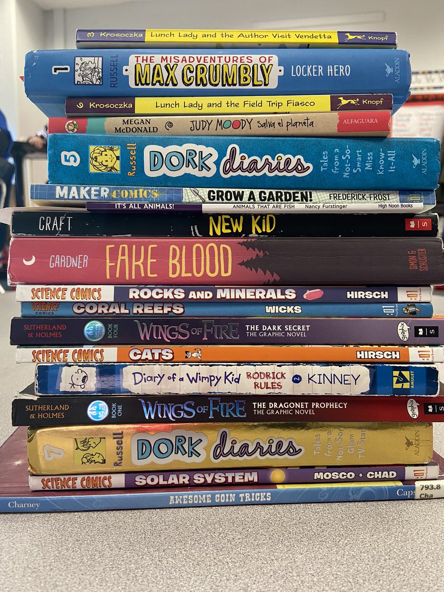 Mrs. Hale (@knowledgeinhale) on Twitter photo For #nationalshelfieday Room 23 took a shelfie of our current reads! 🧡#fortheloveofreading <a href="/WeyanokeES/">Weyanoke Elementary</a> For #nationalshelfieday Room 23 took a shelfie of our current reads! 🧡#fortheloveofreading <a href="/WeyanokeES/">Weyanoke Elementary</a>