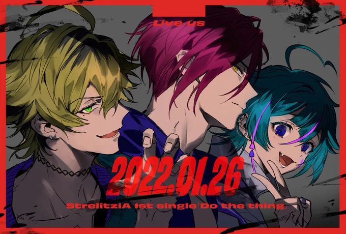 そして昨日StrelitziA 1st single 「Do the thing」 が発売になりました!💿
3人の個性が合わさったゴリゴリのカッコいいサウンドになっておりますので是非チェックしてみてください!😳
よろしくお願い致します〜🙏
(@Liveus_ )  @liveus #ライブアス https://t.co/Gw101SJYME 