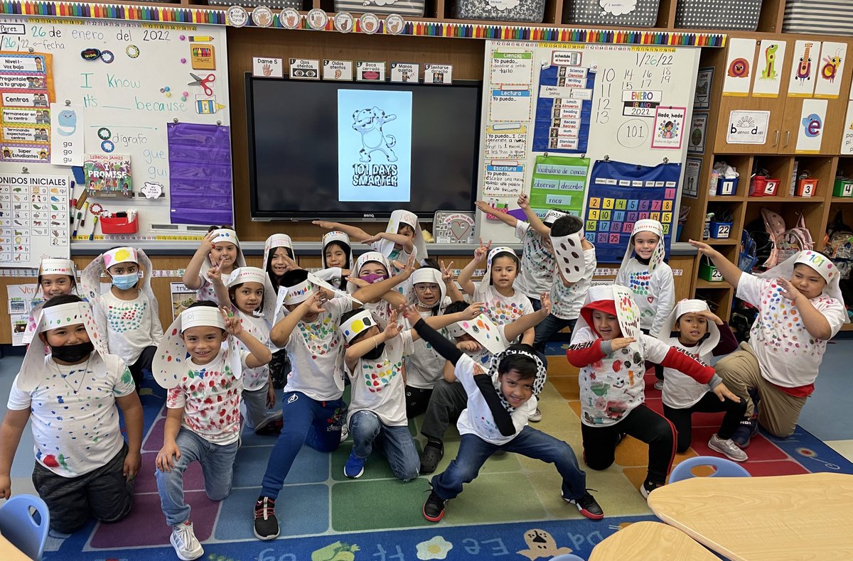 SPerezCe's tweet photo. 🎉101 days of school🎉 #castleberryisd #ceroars https://t.co/BrkgoYXCvl