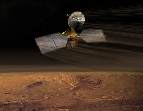 NASA's tweet photo. Before the desert that stands today, liquid water flowed on the surface of Mars longer a lot more recently than previously thought — by about a billion years! Data from @NASAJPL’s Mars Reconnaissance Orbiter tells us more. Dip into the details: https://t.co/HT4l5UYBN4 https://t.co/FyTgb6iS5h