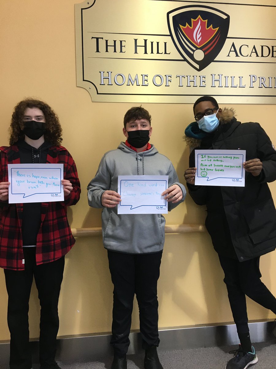 #BellLetsTalk Messages from our student-athletes and leaders of tomorrow. Let’s talk. Let’s listen. Let’s navigate together. Everyday. #family #team