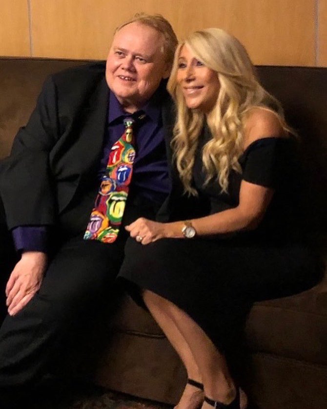 LoriGreiner's tweet photo. My ❤️breaks w/ the news of @LouieAnderson passing. I 1st met him @BasketsFX when I did a cameo, he was kind, funny &amp; supportive. He asked me to moderate a Q&amp;A w/ him about his book &amp; we presented an Emmy together. He was a kind, talented &amp; funny soul who will be sorely missed. https://t.co/6uEzlrkZYs