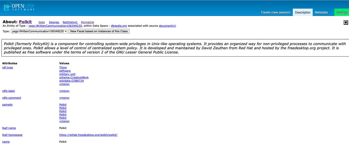 kidehen's tweet image. SeeAlso, courtesy of #DBpedia.

dbpedia.org/describe/?url=…

#pwnkit #Vulnerability #Linux #Polkit