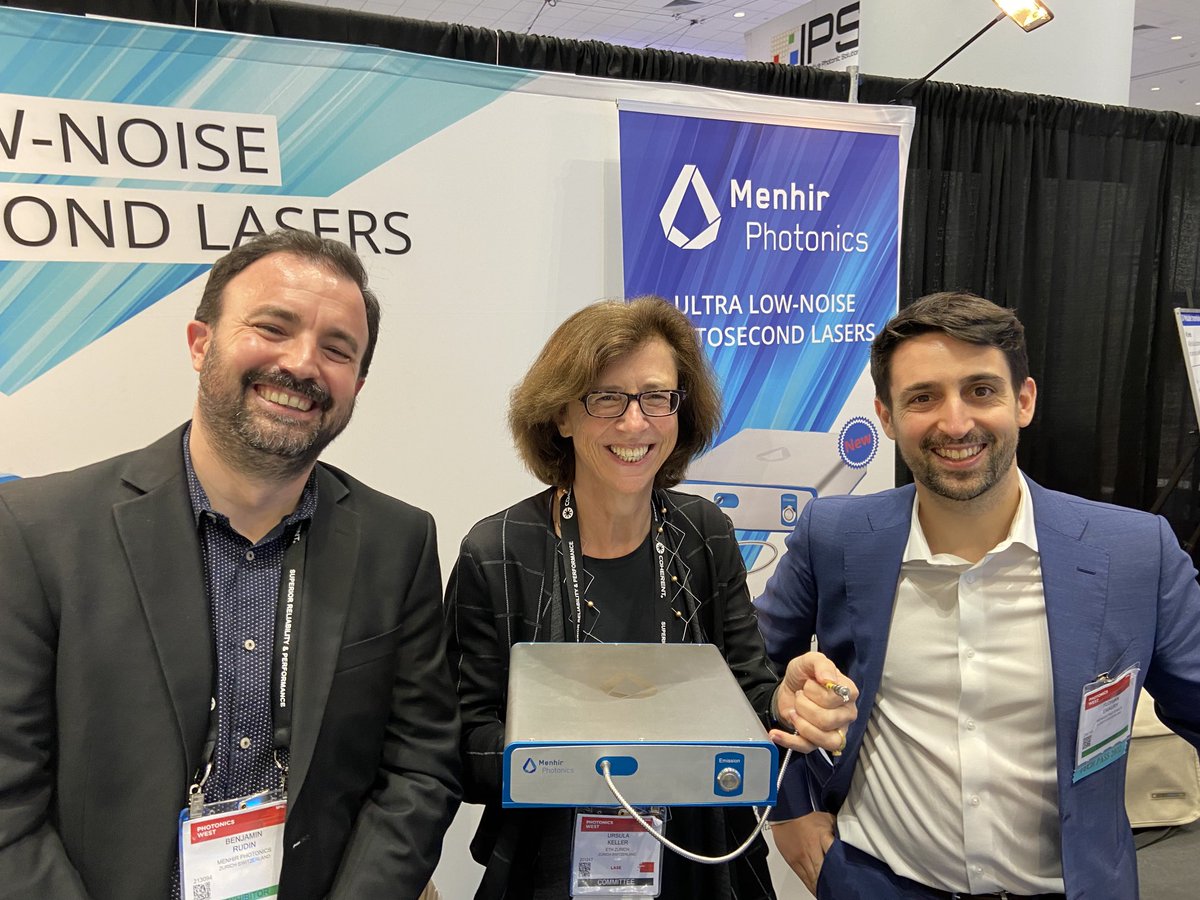 UrsiKeller's tweet image. Great spin-off company from my group at Photonics West today