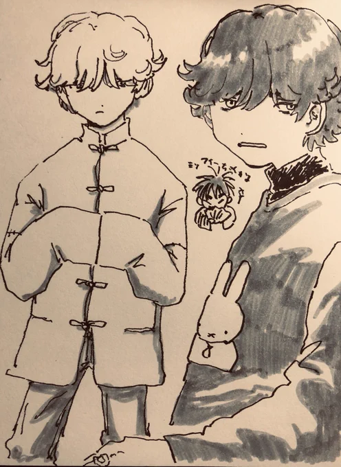 #リプ来たキャラに自分の私服を着せる  
三谷くん 