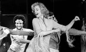Reasons to love live theater, 254. Lauren Bacall sings! In her own inimitable, croaking voice rather than via the satiny altos who dubbed her in Hollywood. She sounds great, and defines stardom, playing the beleaguered star Margo Channing in "Applause," on Broadway in 1970.