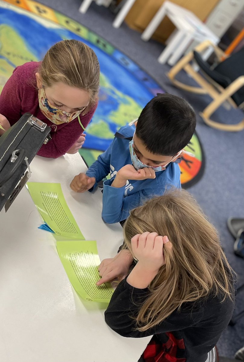 3rd Gr Ss formed storytelling troupes &amp; began practicing their narrative parts for their folktale performance. Afterwards we used our “think-about” board to share out strategies that were working for each troupe. Collaborative learning <a href="/BodkinAACPS/">Bodkin Elementary</a>