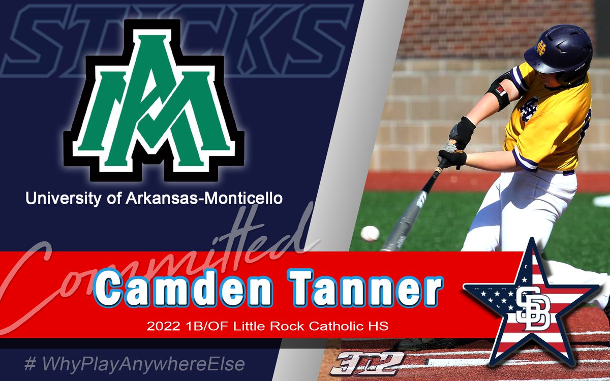 TannerCamden's tweet photo. I would like to announce that I will be continuing my academic and baseball career at the University of Arkansas at Monticello. I would like to thank my family and my coaches for their support and @johnmharvey6 @markitdown1st  for the opportunity to play at the next level. https://t.co/kl8T91VxRi