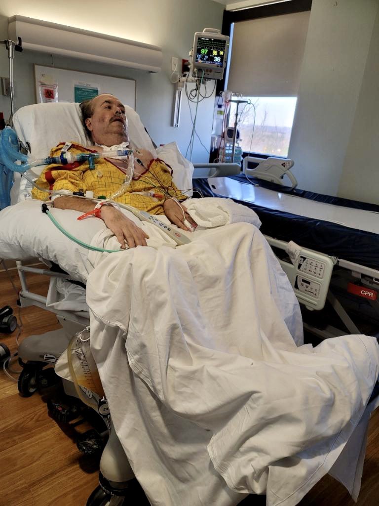 Update: Jason Jones sat in a chair position today for the first time in over 3 months and was able to tolerate CPAP today. This is the patient I talked about at the Senate meeting who was refused the right to try ivermectin. @SenRonJohnson