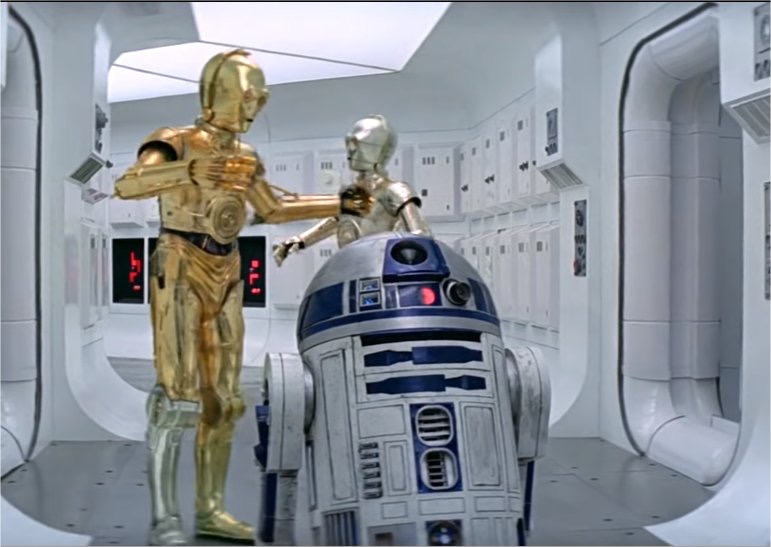 Max Graham on Twitter: "C-3PO had a silver leg in all three ...