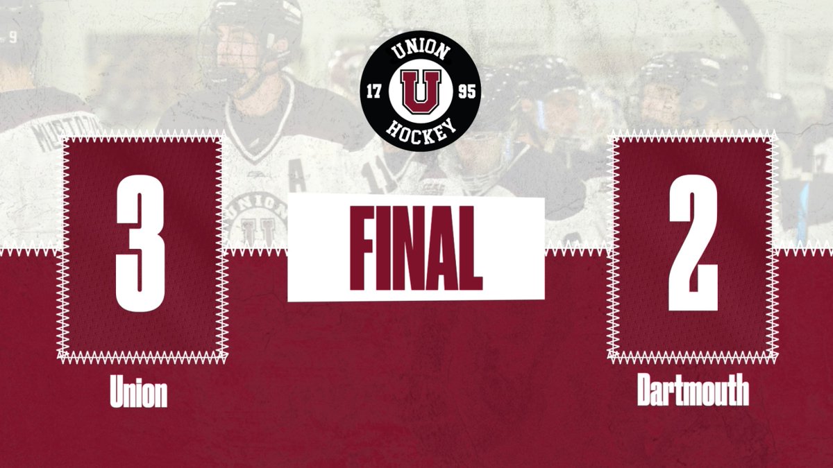 Unionmhockey's tweet photo. DUTCHMEN WIN!!! https://t.co/S6vo88cGUb