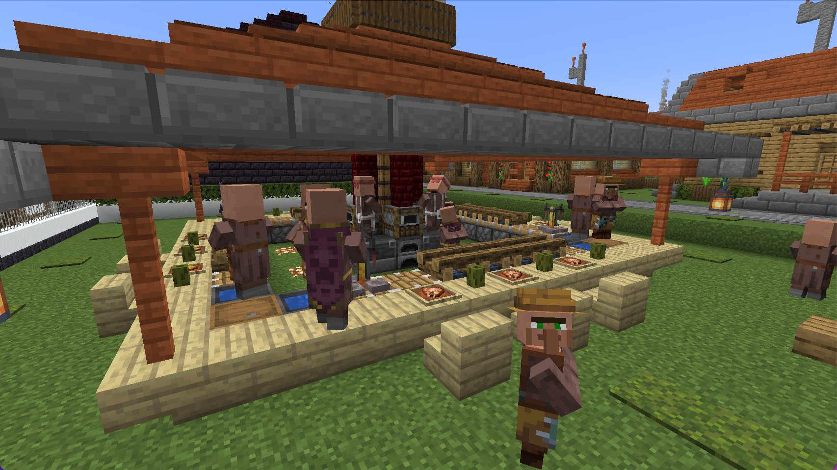 ソラのマインクラフトゲームチャンネル 村人を街まで連れてきたらこのお店が大人気らしいw 美味しいものが食べれるのかな Minecraft マインクラフト マイクラ ソラクラ リツイート希望 拡散希望rtお願いします T Co 9ayxab0un1 Twitter