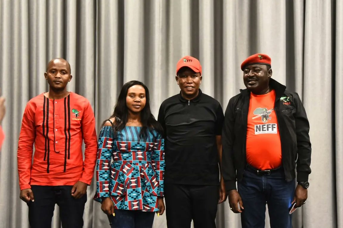 EFFSouthAfrica's tweet photo. #EFFThrowBackThursday
EFF leadership in SA, Lesotho, eSwatini, Namibia at the #EFFPlenum2022
As the political liberation, African people started from the North to the South, the economic emancipation of the continent will move from the South to the North. Pan African Unity now! https://t.co/FYGs7jKJbw