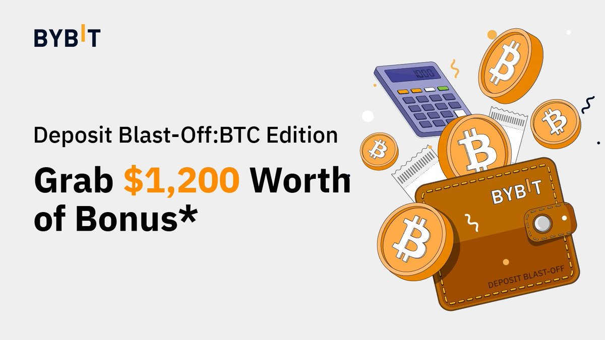 🚨Grap the #bonus now 🚨

✅ ≥ 0.5 BTC $200 bonus in $BTC
✅ ≥ 1 BTC $500 bonus in $BTC
✅ ≥ 2 BTC $1,200 bonus in $BTC

👉 bit.ly/mse-by-bit

#CTBot Adrop Ram 1 TRX 60
#btc #eth #fintech #defi #Crypto #Finance #bnb #NFT #staking #launchpool #Bybit #meta #trading #asset