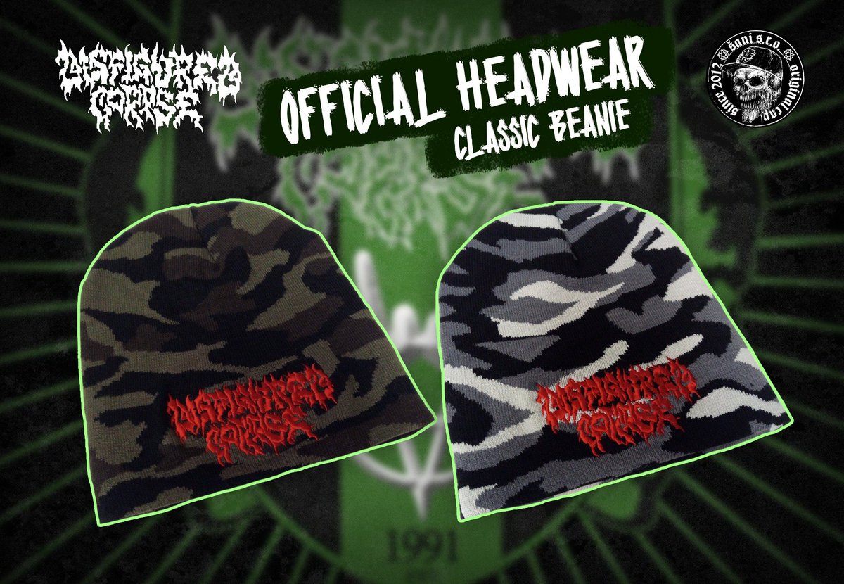 SaniIvan666's tweet photo. 🔥 @DisfiguredCorpse - Official headwear 🔥
#sanisro #embroidery #officialheadwear #metalmerch #foreverunderground #extrememetalmerch #winterwear #camo #disfiguredcorpse #beanies https://t.co/5kUlmHC6vm