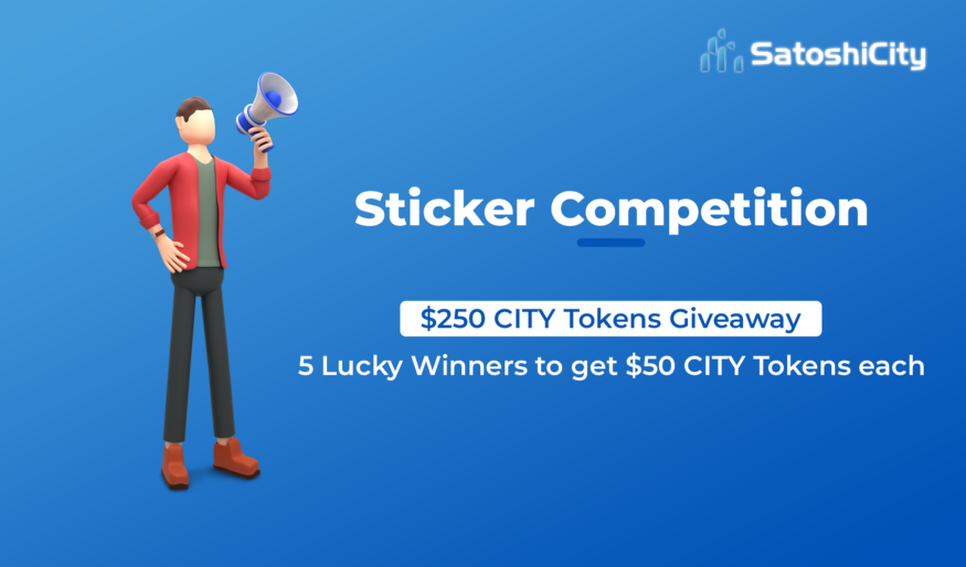 CitySatoshi's tweet photo. #StickerCompetition

Introducing the SatoshiCity sticker competition!😍 It's time to show your creativity and design skills.😋

Read the full article on: https://t.co/XAOYxI6qGv

#telegramstickers #VirtualWorld #NFTGaming #Metaverse https://t.co/Pu4GwLzn0q
