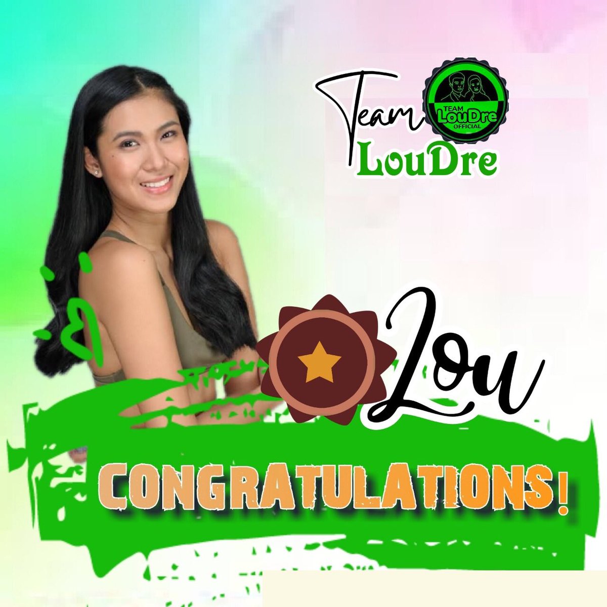 Congratulations <a href="/louyanong/">Lou Yanong</a> 
Bronze ka na💚✨
You really really deserved it 
From all of us team LouDre once again congratulations 💚✨
#TeamLouDre <a href="/louyanong/">Lou Yanong</a> <a href="/itsdredesu/">André</a> <a href="/starhuntabscbn/">Star Hunt</a>