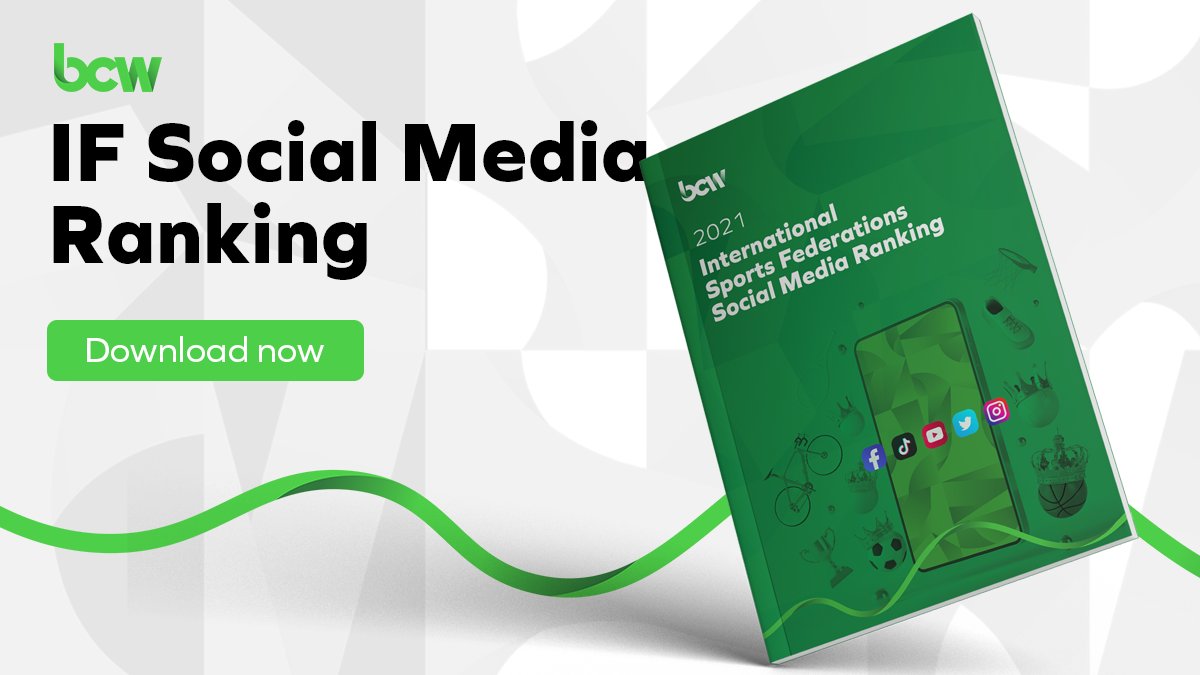 What we have all been waiting for - the  2021 International Sports Federations Social Media Ranking by @bcw_sports is here. Download the full ranking now. bcw-sport.com/press/bcw-spor…  #IFRanking