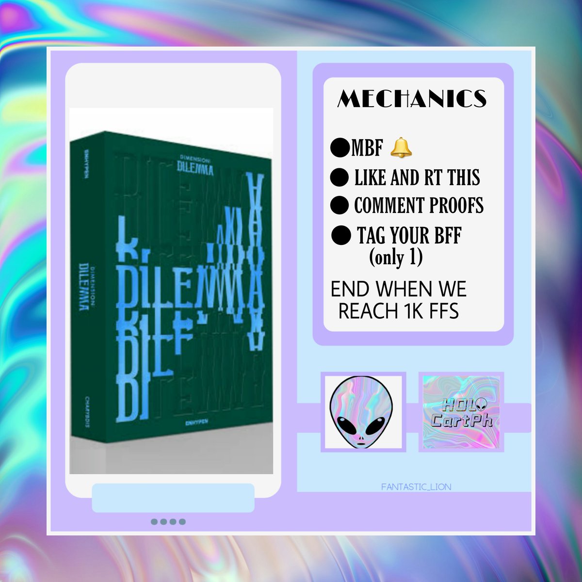 holo_cartph's tweet photo. 🎊SHOP OPENING GIVEAWAY!!🎊
||PH ONLY #HOLO_GA

SEE PHOTO FOR THE MECHANICS❤

P.S: IF YOU WIN YOUR TAGGED BFF WILL ALSO GET RANDOM UNSEALED!! https://t.co/wJjEnfO9Ax