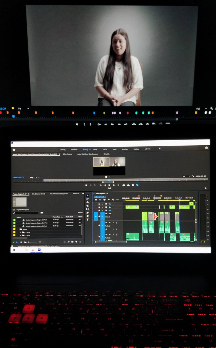 New Work in motion! #VideoEditing #videoproduction #productionhouse #editing #WorkinProgress #disorientedpenguin