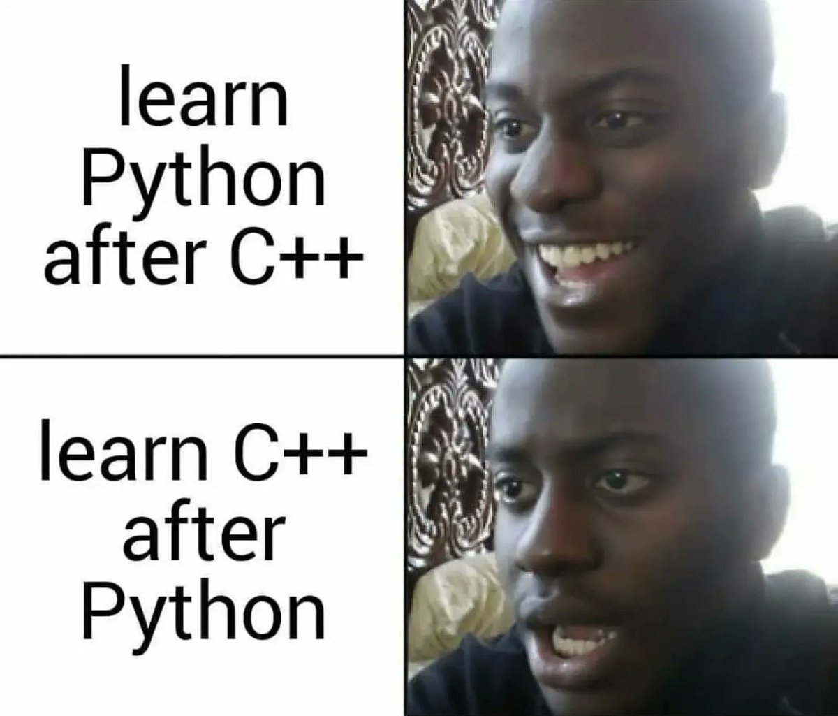 irishcode_dev's tweet image. Whoops 😅
Repost @tech4code
Follow @irishcode_dev for more content!
__________
#python #cplusplus #learntocode #programminglanguages #webdeveloping #webdevelopers #worldcoders #worldprogrammer #coderpower #weprogrammers #datastructure
#webflow
#webdev #codinglife