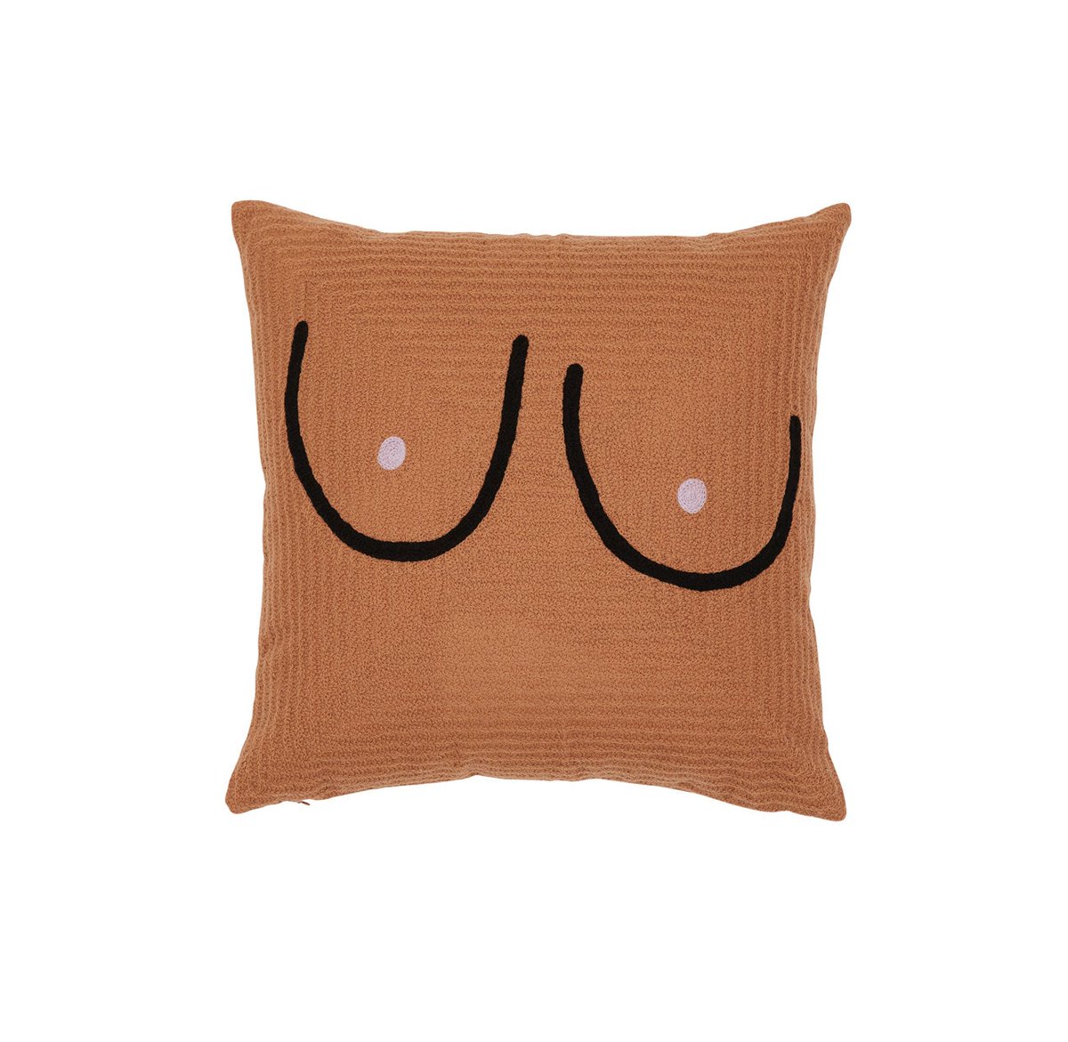 couponstray's tweet photo. 📢📢$65.00📢📢                            
BROWN BOOB PILLOW 60% acrylic / 40% wool chain-stitched design on 100% cotton jacquard removable cushion cover Size: 18” 18.
Shop Now:https://t.co/iQ69gDoxXE  
 #couponstray #Brown #pillow #Arcylic #customized #Removable #jacquard https://t.co/naiw6m1Dvb