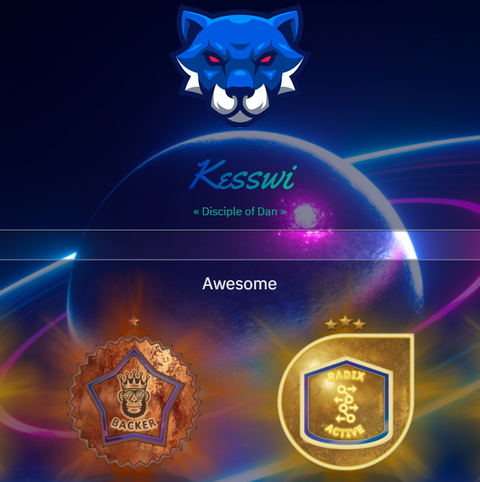 Kesswitz's tweet photo. Did you customize your profile on @RadixCollection already?

Here is mine:
👇
https://t.co/HhTKyrJzcp

Don't wait to customize yours and have a chance to  win the 10'000 $RADC!

#pimpmyprofile #NFT https://t.co/qHm25IVELv