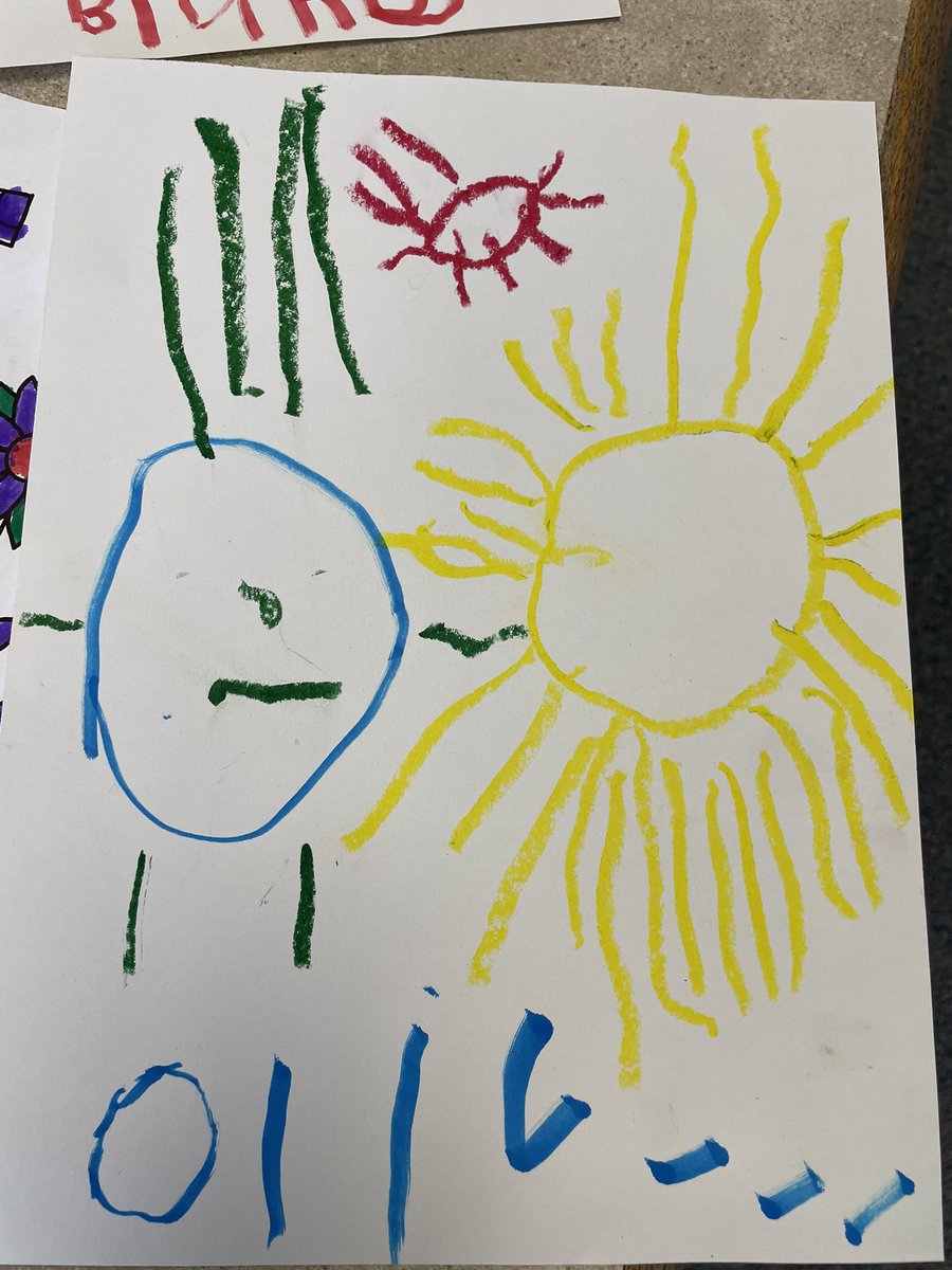 TeriTeaches's tweet photo. Another great day celebrating #CrayolaCreativityWeek. The 4-year-olds enjoyed creating without boundaries. https://t.co/uj7pis020G