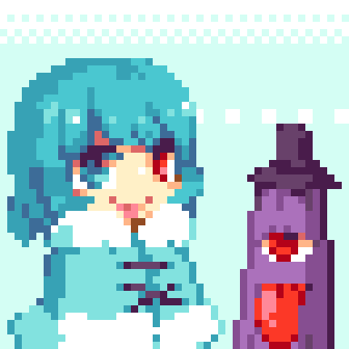 多々良小傘 「んべ #dotpict 」|くまもとのイラスト