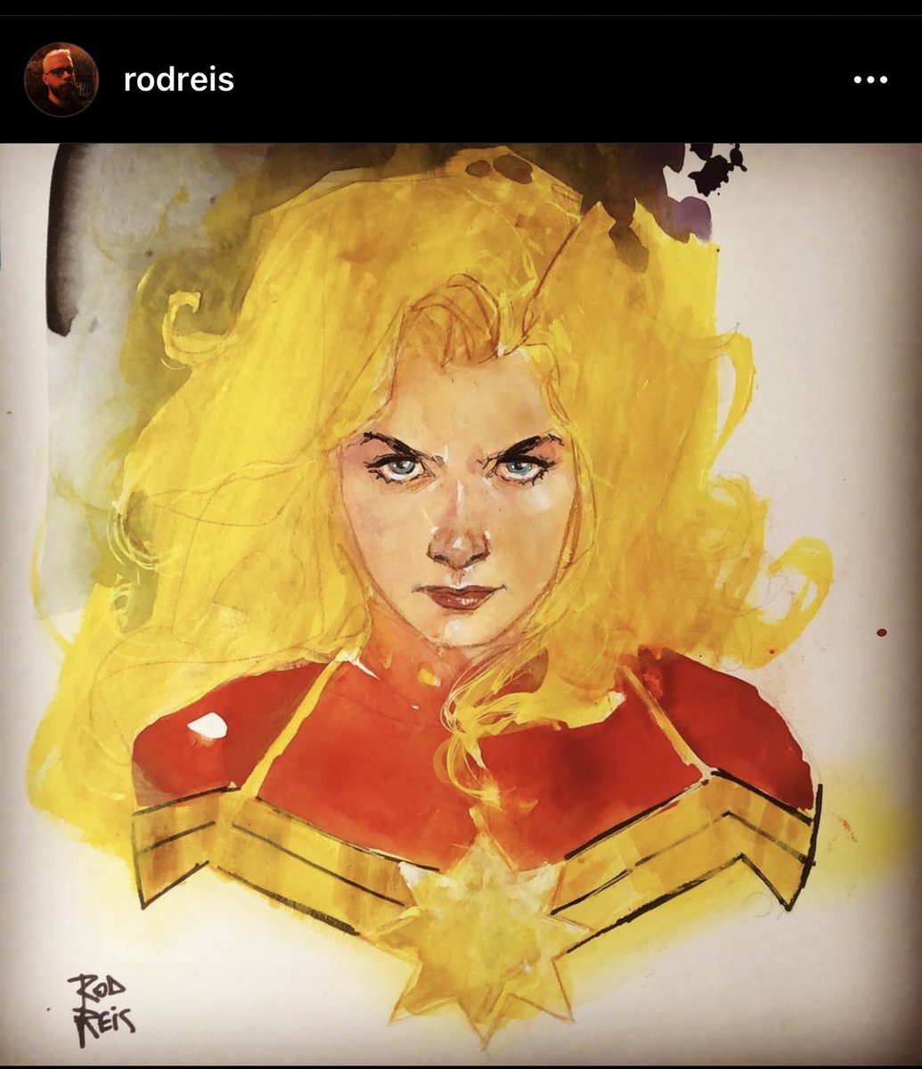 carolcollector's tweet photo. Rod Reis just low-key dropping some Carol Danvers on Instagram.
@RodReis #CaptainMarvel #TheBossofSpace https://t.co/BAcu3LabFz