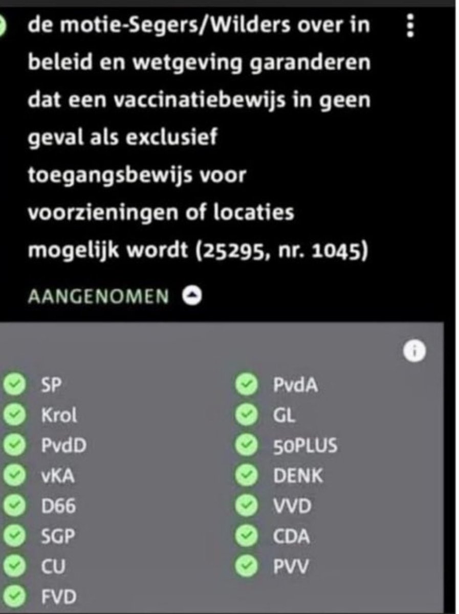 Jeffrey8410's tweet photo. @Jezzebells1 @FleurAgemaPVV @ministerVWS Is ook gebeurd. Uiteindelijk wordt dit er gewoon doorgedrukt omdat er altijd weer een reden wordt verteld waarom dit nodig is. En helaas ziet een groot deel van de bevolking dit niet. Dus blijven ze lekker doorgaan! Want waarom stoppen als men achter je kont aan blijft lopen! https://t.co/bQQrkrpf1G