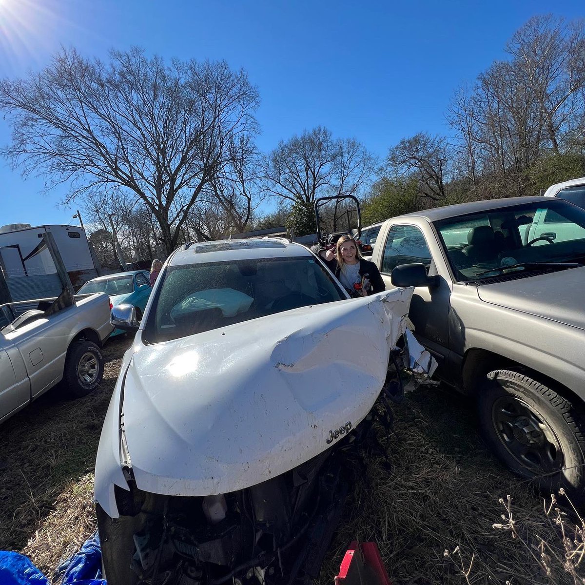 went from hitting curbs to hitting trees. -3/10 would not recommend