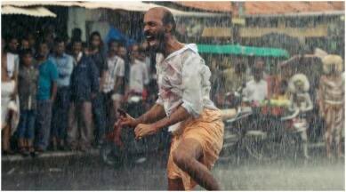 #GarudaGamanaVrishabhaVahana <a href="/GGVVTheMovie/">Garuda Gamana Vrishabha Vahana</a> Solid local thug story <a href="/RajbShettyOMK/">Raj B Shetty</a> as the protagonist &amp; also directing it totally delivered|Such an award winning perf <a href="/shetty_rishab/">Rishab Shetty</a> as Shiva,Gopalkrishna as cop,unique frames &amp; scenes,cinematography,BGM makes it a compelling watch.