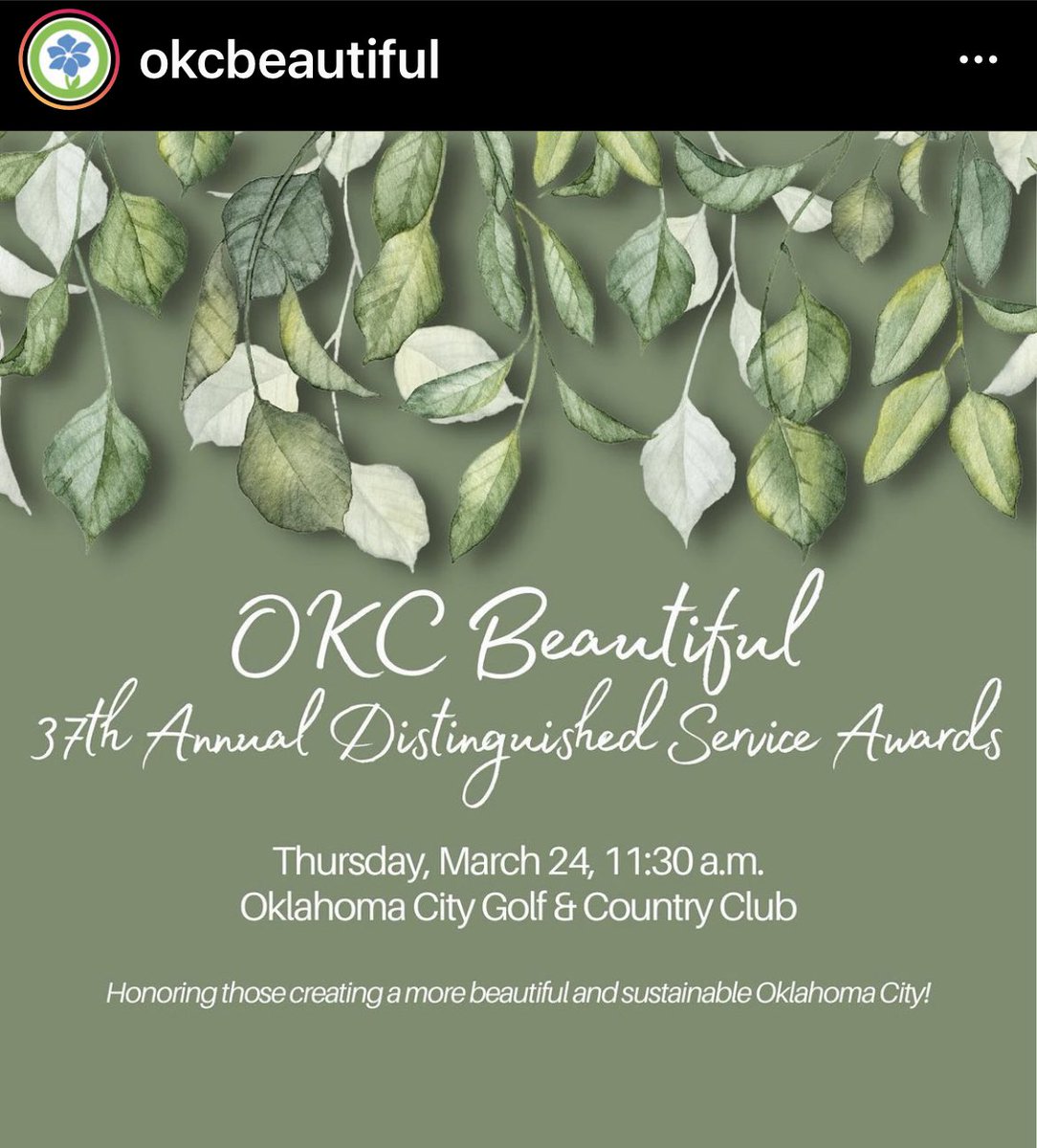 urbanoracle's tweet photo. So excited to be honored by Oklahoma City Beautiful at this years annual awards.  Hope you can join us on March 24th!  #2022kienzlehaus https://t.co/9khHJvkgsv