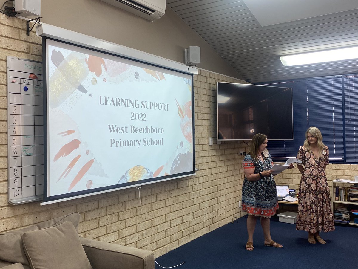 rachaellehr's tweet photo. Our deputy, Lauren, and Learning Support Coordinator @Lucinda09871984 are sharing all about our learning support processes for 2022 @Westbeechboro https://t.co/Niw3xXJyef