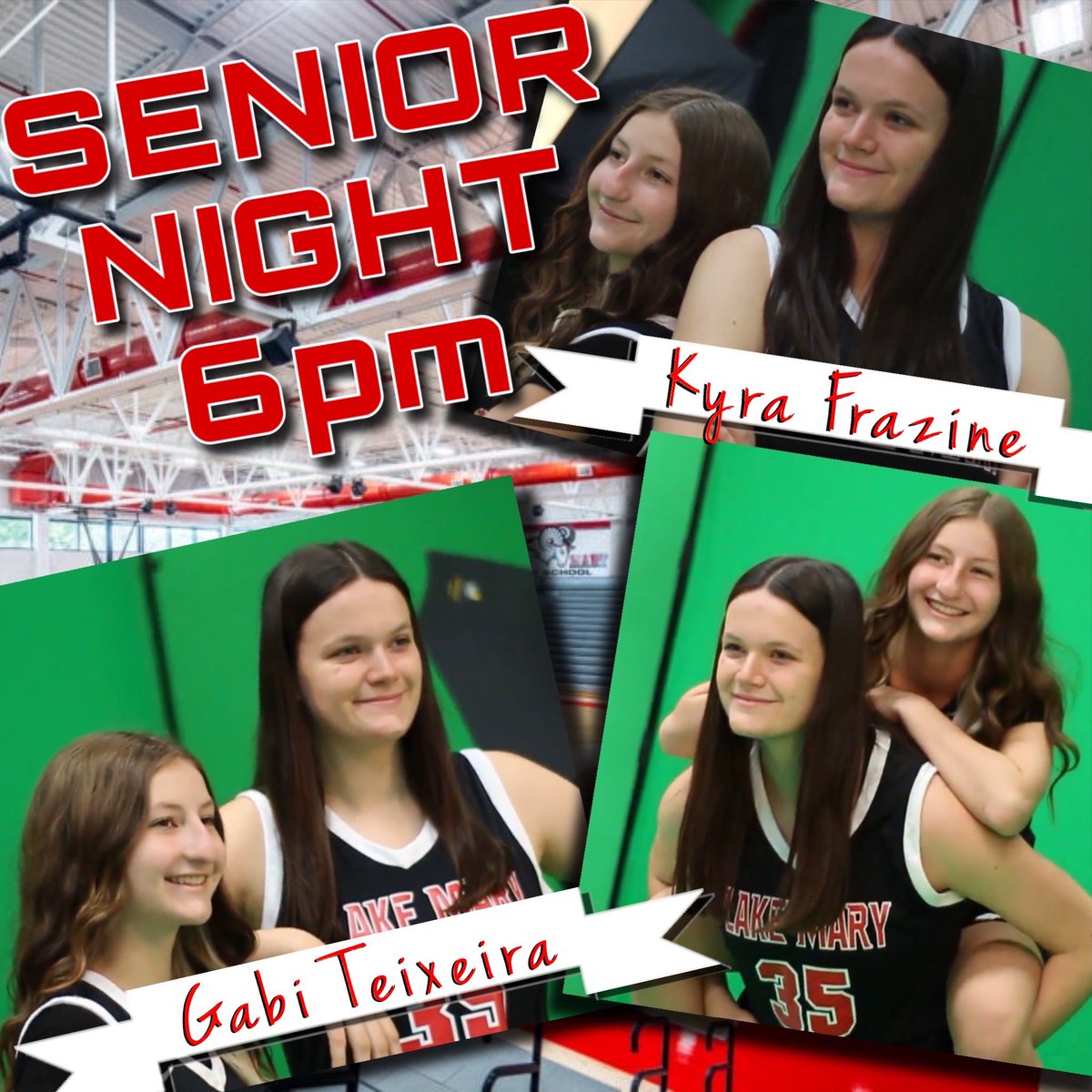 Come out Thursday night for our final home game of the season and for our Senior Night! We will be honoring two outstanding Seniors Kyra Frazine and Gabi Teixeira. Ceremony starts at 6pm and the Varsity game vs Gateway will tip off after. Please come out to support these Rams!