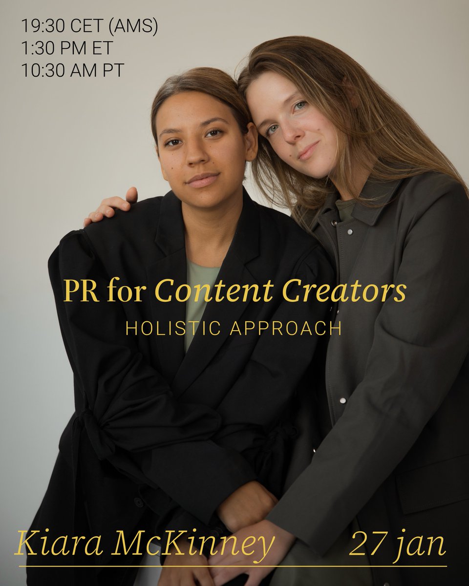 julsmitereva's tweet photo. Talking to @kiaradmckinney from @boostpragency  tomorrow on #pr for #contentcreators. Join in👩‍💻 https://t.co/g3wwBUlWtE