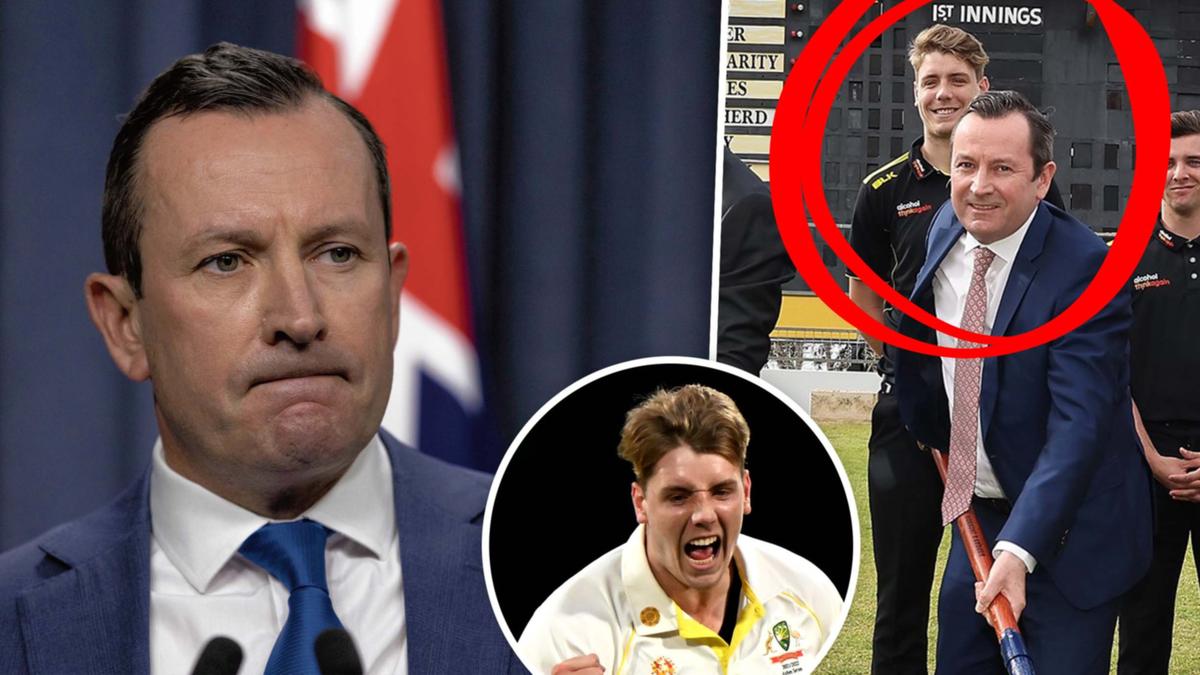 Mark McGowan says ‘I don’t know who Cameron Green is’, despite Ashes star recently posing with WA Premier. bit.ly/3AAHDIU