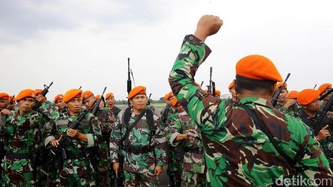 cartenztactical's tweet photo. Pasukan elite TNI Angkatan Udara (AU) ini kini berubah nama dari Korps Pasukan Khas (Paskhas) menjadi Korps Pasukan Gerak Cepat (Kopasgat)
#tni #tniau #paskhas #kopasgat https://t.co/J8F7hud8pe