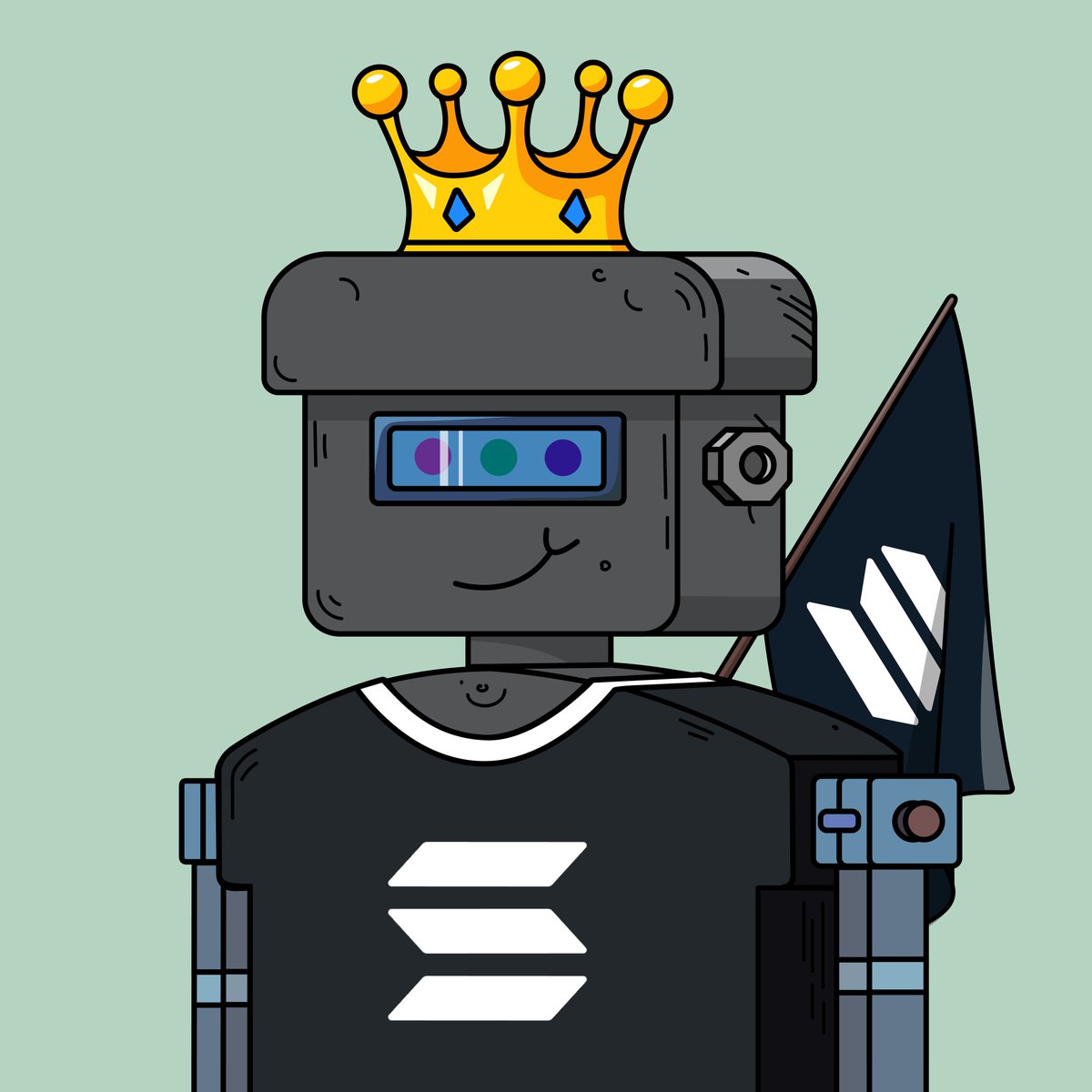 GenerousRobots's tweet photo. GN #Solana Community! 
How soon do you think #SOL will bounce back to $200? 
#crypto #NFT https://t.co/ndZnKPEPgr